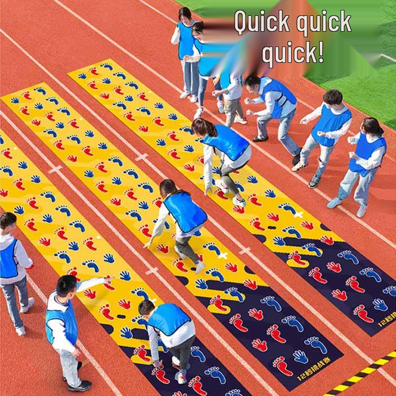 

Hand-Foot Coordination Team Building Game Mat
