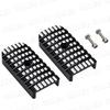 Step Bars for Honda Rebel Motorcycle Step Universal Left and Right Set Footpegs, 250/500, Extensions, Footrests, Pedals, Fit, (Black)