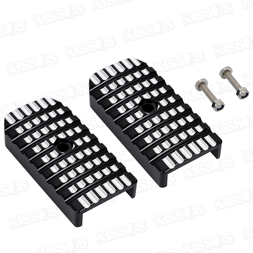 Step Bars for Honda Rebel Motorcycle Step Universal Left and Right Set Footpegs, 250/500, Extensions, Footrests, Pedals, Fit, (Black)