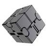 Infinite Cube Aluminum Alloy Metal Edc Stress Relief Mini Toy Portable Office Infinite Flip Cubic Fidget Relax Venting Toys