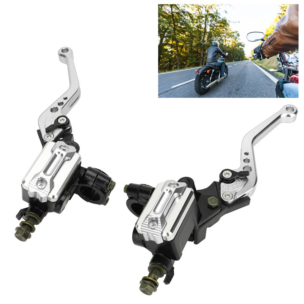 Motorcycle Hydraulic Brake   Levers Kit Aluminum Alloy Brake Lever Handle   for 22mm Handlebar
