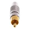 For RCA Male Connector Set of 10 Gold Plated for Audio and Video Needs