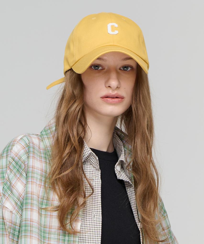 CARGOBROS FOR WOMAN Logo Point Ball Cap (Yellow)