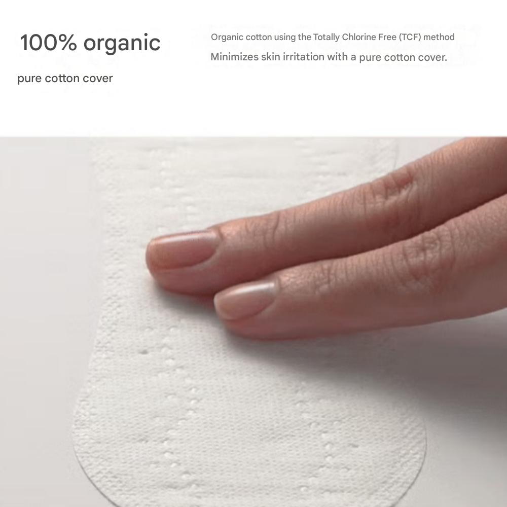 Rael Organic Cotton Cover Ultra Slim Panty Liners, 40-Count