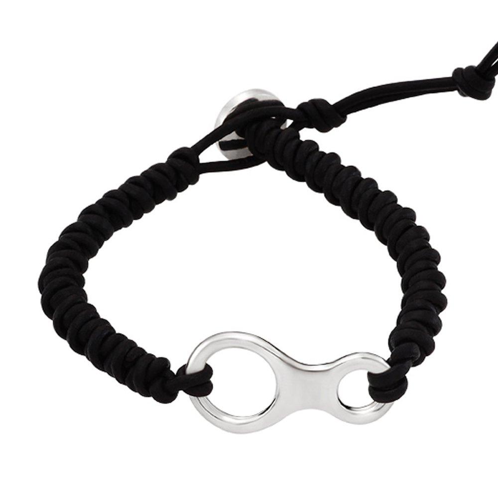 925 Silver Otto Leather