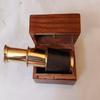 Brass 15.24 cm Telescope with Beautiful Rose Wood Box Reflecting Telescope Handed  for Navigation Pocket Nautical Telescope