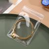 Exquisite Jewelry Packaging Bags Transparent Mini Gift Jewelry Pouch  Necklace