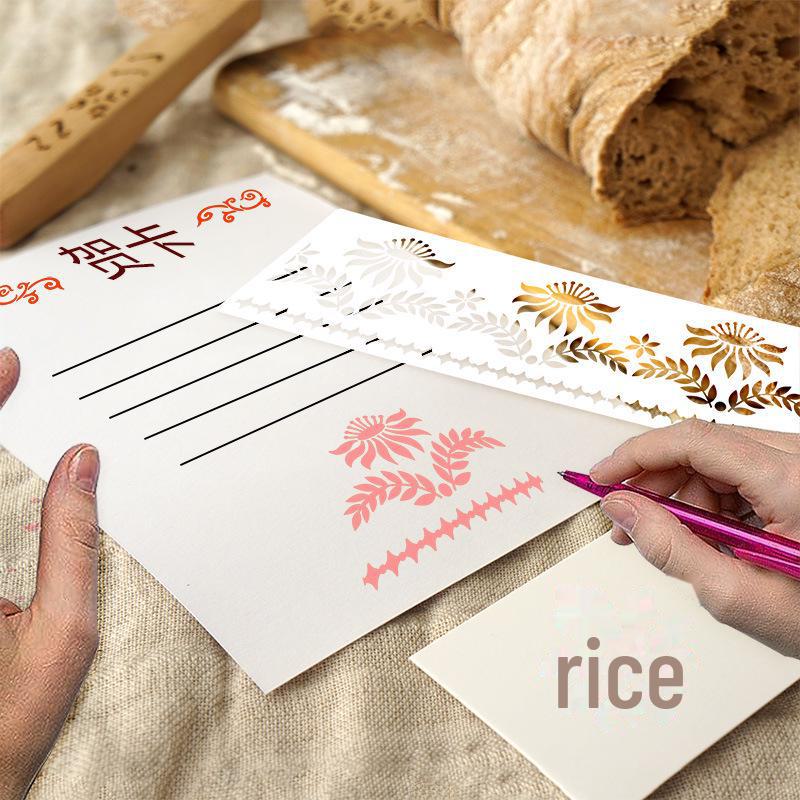 Retro Pattern Cake Border Embossing Stencil for DIY Lace Decoration