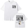 Cantante Rosalia LUX Tour 2026 Magliette Uomo Donna Abbigliamento Alta Qualità Moda Magliette Estive Casual Larghe Manica Corta Maglietta