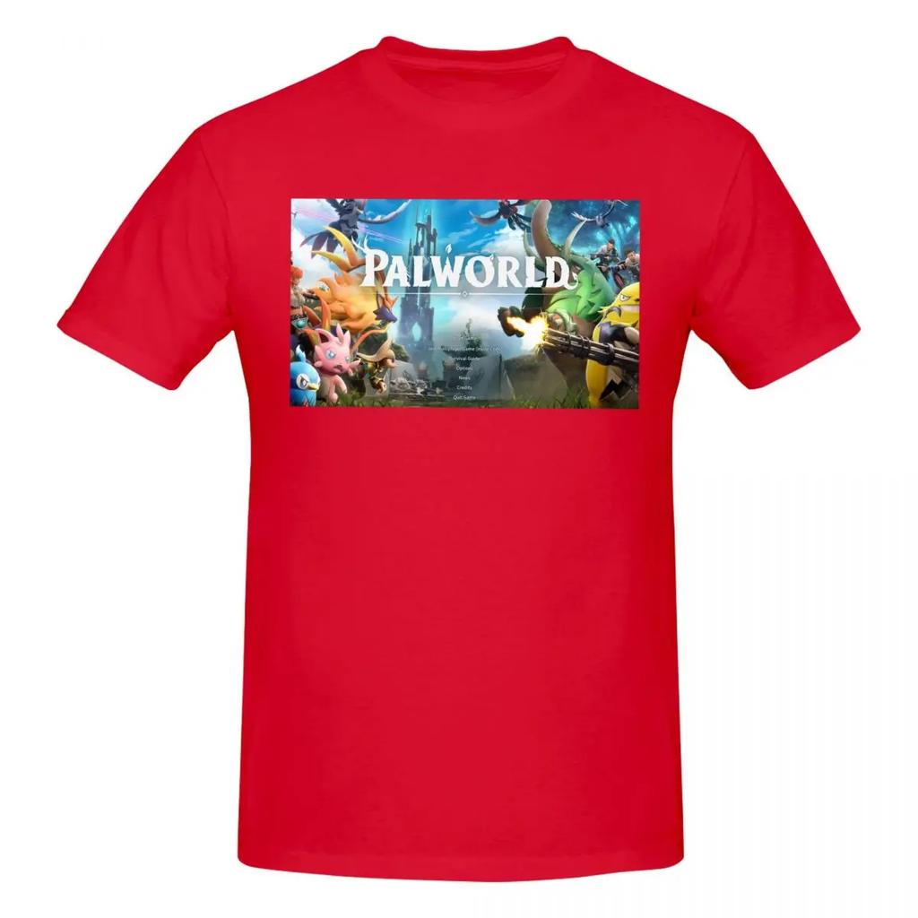 Palworld Game Lover Tshirt For Unisex Cotton Oversized T Shirts Unisexs Tees Short Crew Neck Summer Clothes Tops S6xl