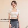 Asian Women's Slim Fit Running Top with Built-In Bra Pads