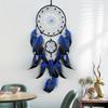 Handgewebter leuchtender Perlen-Traumfänger Buntes Feder-Wandbehang Feder-Windspiel Geschenk