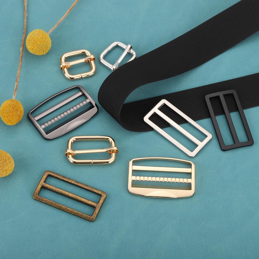 25 Adet Metal Kaydırmalı Toka 1 Metal Çinko Alaşım Ayarlanabilir Tokalar Sırt Çantası ve Çanta Kayışları İçin Düz Kaydırmalı Kayış Tokaları Beyaz [uxcell] 1/4"