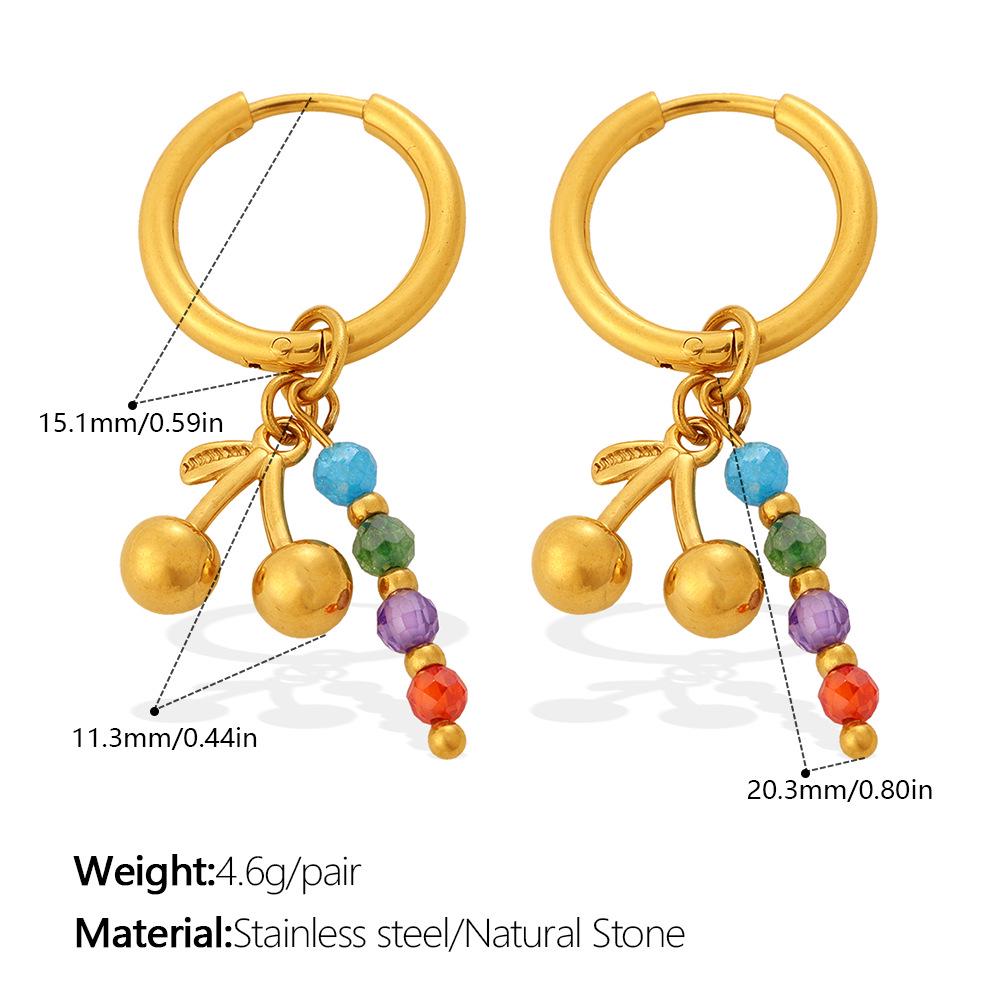 European & American Summer Fresh Fruit Stud Earrings: Strawberry & Pineapple Design for Women