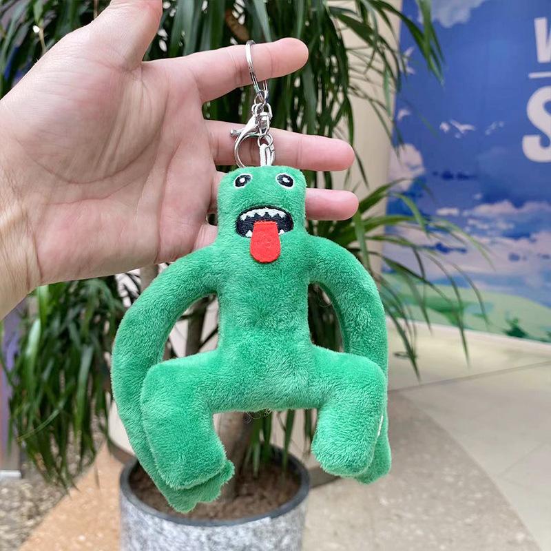 Cut Roblox Rainbow Friends Plush Keychain Soft Stuffed Colorful Game Character Pendant Bag Backpack Accessory For Game Fans Gift