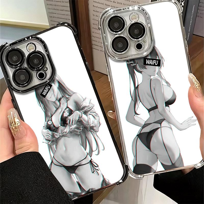 Sugoi Senpai Waifu Kawaii Anime Mädchen Beschichtung Handyhülle Für Xiaomi Poco X5 X6 X7 X8 Pro Max F8 Ultra F7 M8 M7 M5S Redmi 15C 15 1