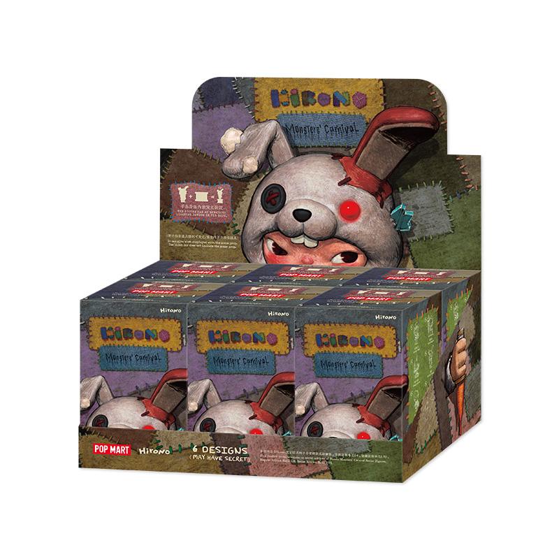 

POP MART Hirono Monsters Carnival Series Фигурки Блайнд Бокс (Индивидуальная упаковка / Набор из 6 предметов)