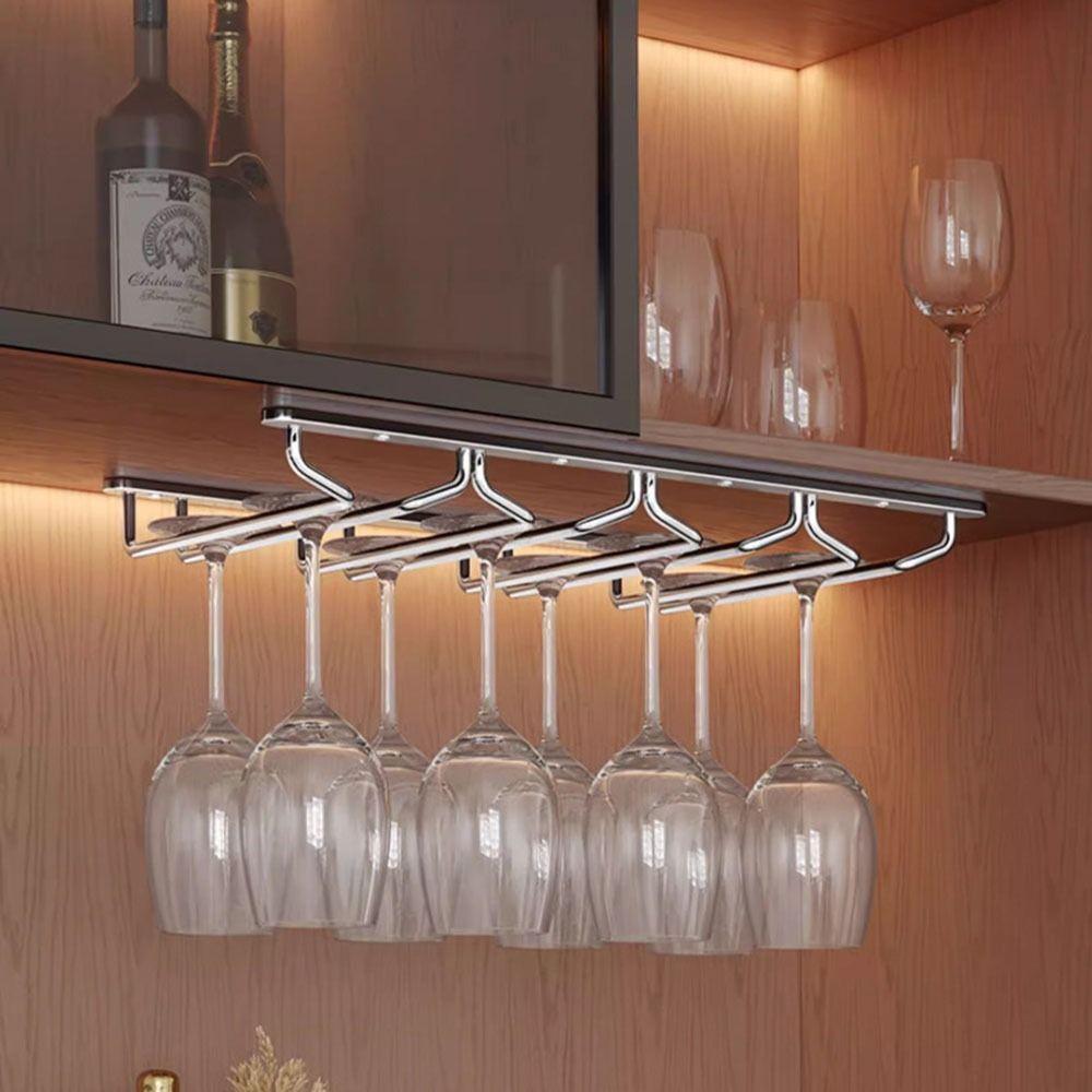 Premium Wine Glass Rack Inverted Hanging Wine Glass Hanging Shelf  Household Storage