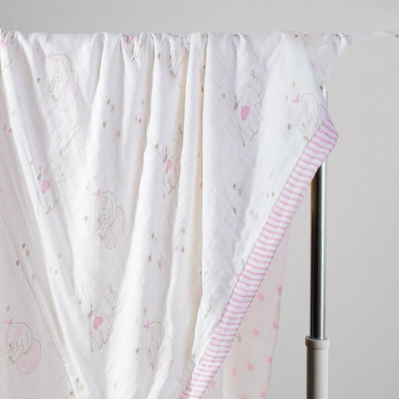 

Детское одеяло на все сезоны, шестислойное, из бамбукового волокна, с европейским и американским мультяшным принтом, детское одеяло