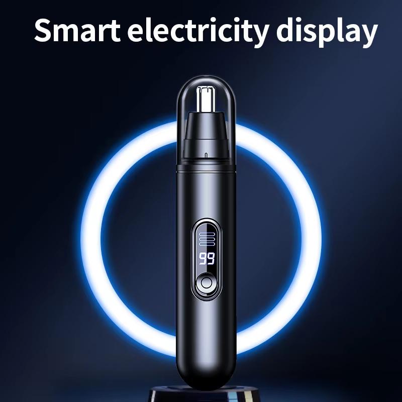 New Mustache Cutter, Etiquette Cutter, Electric Shaver, LCD Screen, Type-C Rechargeable, Washable, Lightweight, Compact, Easy to