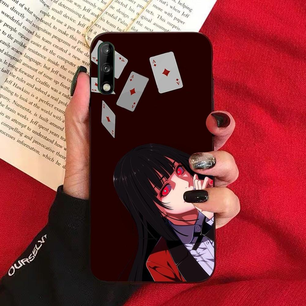 Japanese Anime Kakegurui Jabami Yumeko Phone Case For Huawei Honor 10 lite 9 20 7A 9X 30 50 60 70 pro plus Soft Silicone Cover