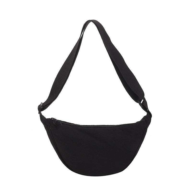 Borsa a tracolla da donna in nylon, borse a spalla piccole, portafogli vintage per ragazze, borse a mano, borsa leggera da spalla/ascella, borsa a mano a forma di raviolo