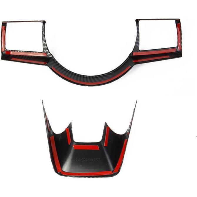 Kohlefaser-Lenkradabdeckung Formteile für Nissan Pathfinder 2022-2025 für 2021-2024 Rogue