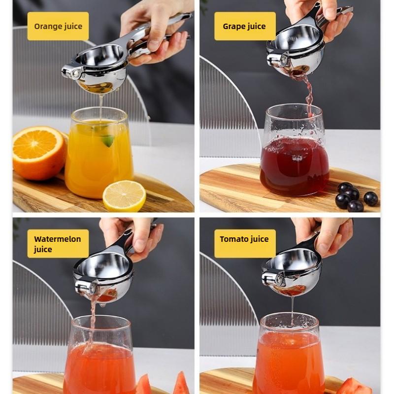 Ruční odšťavňovač z nerezové oceli Procesor Lis na citron Pomerančové ovoce Domácnost Citronová spona Lisování ovoce Kuchyňské doplňky