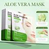 3 Stück Maske 25g SADOER Aloe Vera VC Feuchtigkeitsspendende und Hydrierende Verjüngende Masken-Patch-Packung