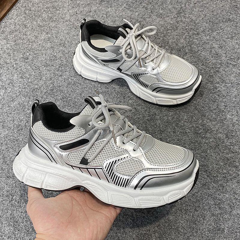 Wear-resistant Platform Dad Shoes Women's Summer Shoes New Versatile Student Casual Campus Sports Shoes