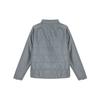 Nike Patchwork Stand Collar Casual Sports Long Sleeve Jacket Men Outerwear Smoky-Grey FB7557-084
