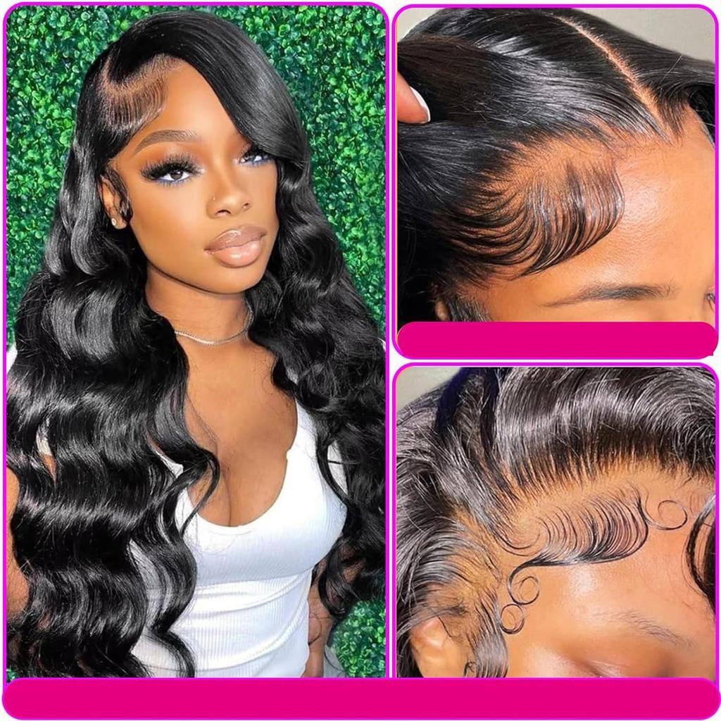 20 NEW Body Hair Wig For Black Women Density Lace Front Wigs For Women Hair Wig With Baby Hair Pre Plucked Brazilian Body Wig 26 Inch