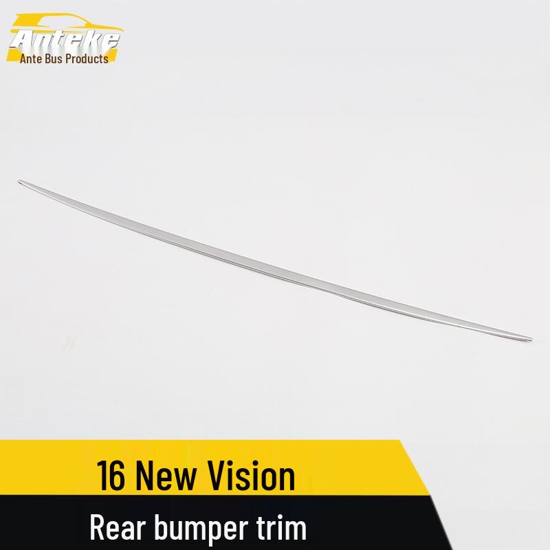 Compatible with 16 new Vision models: Rear Bumper Trim and Anti-Scratch Trunk Decorative Strip