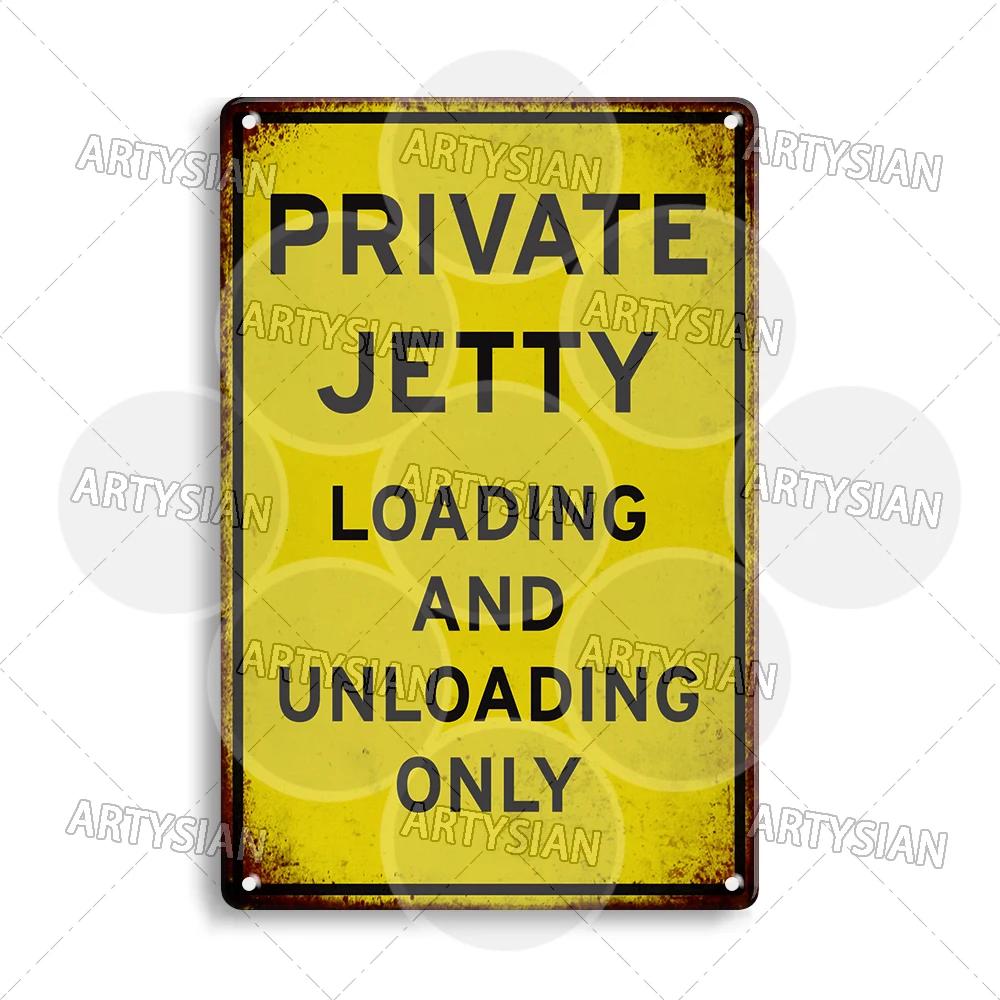 No Trespassing Plaque Private Property Waring Metal Sign Beware of Dog Private Jetty No Public Use Do Not Enter Restricted Area