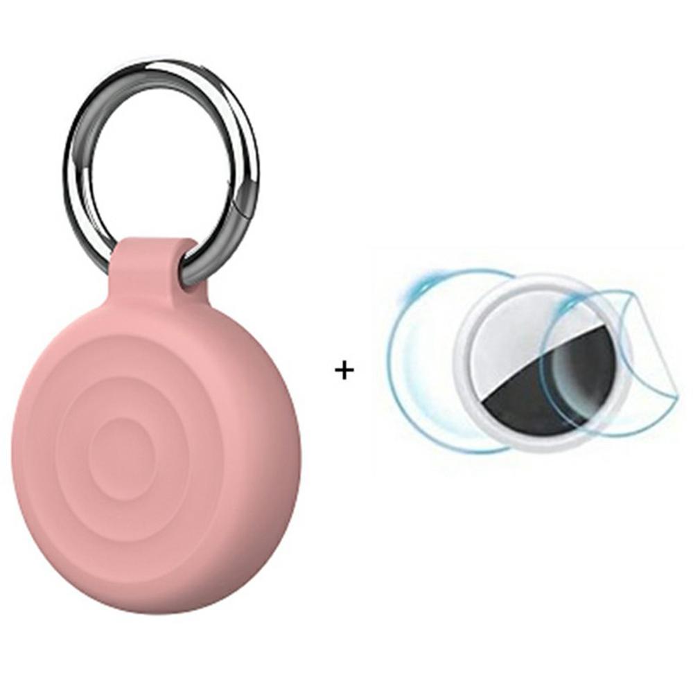 Étui de protection en silicone étanche pour AirTag Tracker, design ondulé, avec film avant/arrière