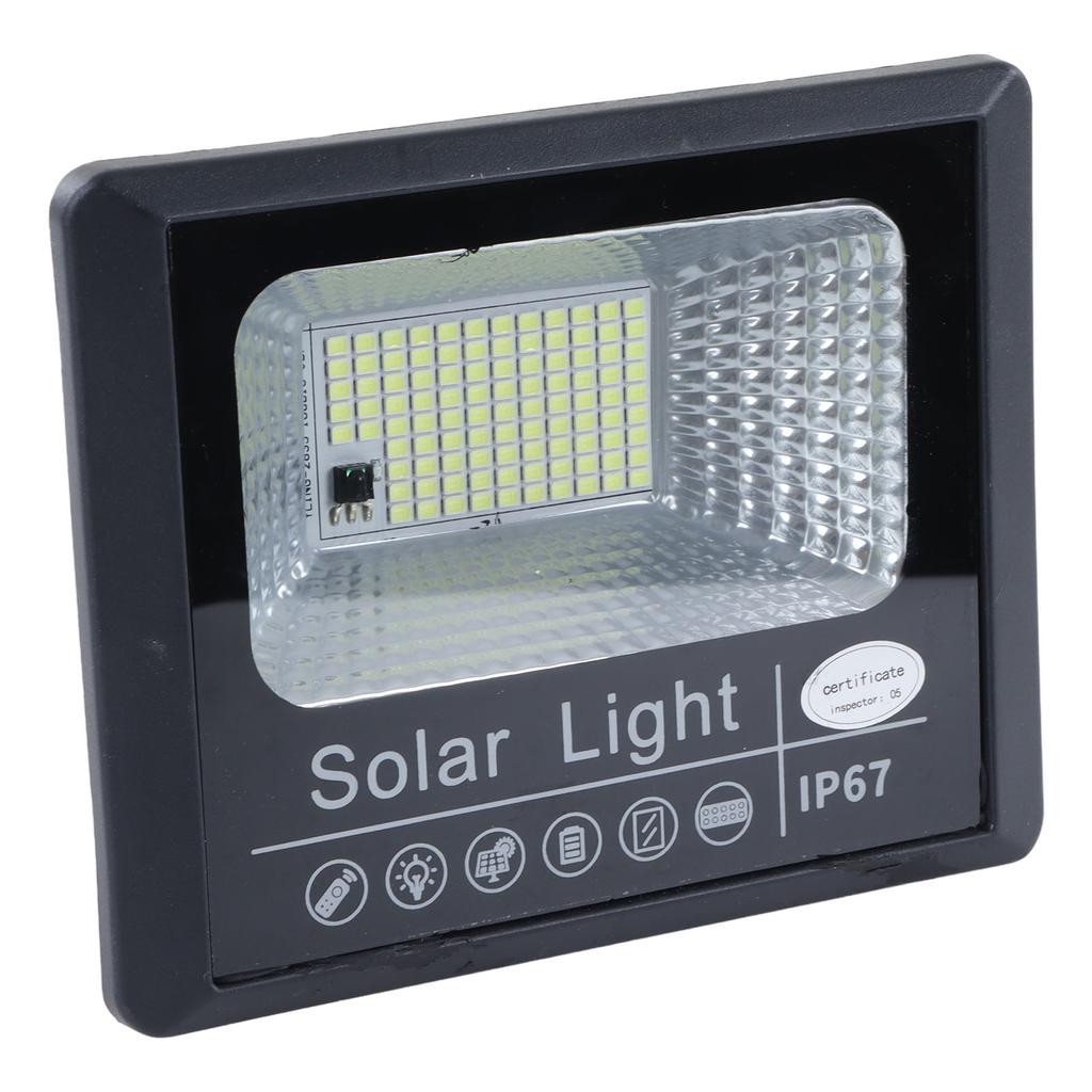Solar Light Remote Control Lighting Sensing Timing Function Lamp 30W for Outdoor