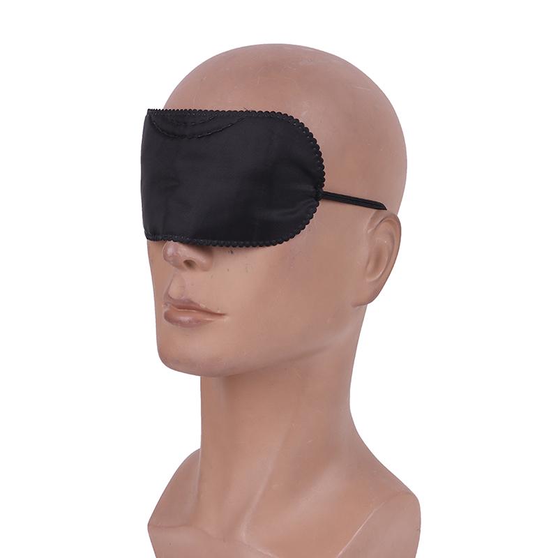 10 Teile/los Schwarz Reise Hause Schlaf Eyeshade Frauen Männer Auge Abdeckung Schatten Patch