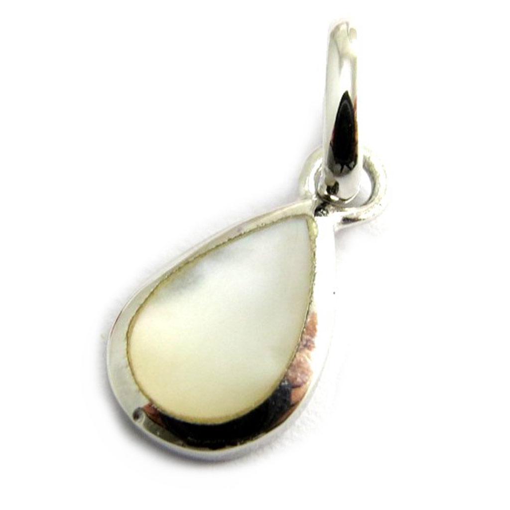 

Les Trésors De Lily [N2955] - Pendentif Argent Sagesse Nacre argenté - 10x8 mm