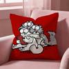 S-Simon'S Cat Cushion Cover Fabric Soft Furnishing,Pillowcase, Cushion Cover, Sofa Pillow, Home Decoration