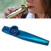 Kazoo Flute Aluminum Easy Playing Professional Kazoo Musical Instrument Gifts Blue