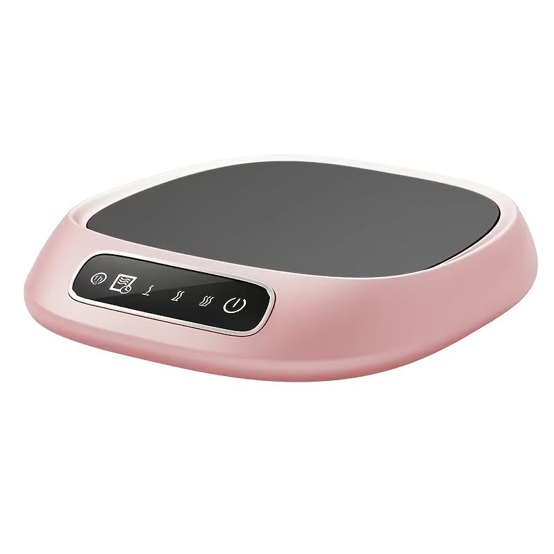 USB Heated Beverage Coaster 3 Temp Settings, Smart Drink Reminder, ABS Material, Ideal for Home/Office, for Hot Drinks.