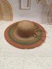 Dale Le Vintage Big Brim Straw Hat Women'S Summer Straw Hat Travel Sunscreen Hat Sun Hat