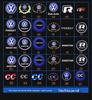 Volkswagen Door Ambient Projector Light for New Passat, Magotan B8, Sagitar, CC, Teramont, and Phideon