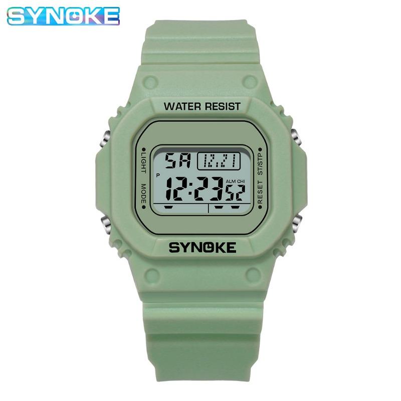 Top Brand New Student Watch Large Dial Waterproof Men and Women Couple College Style Sports Electronic Watch Trendy