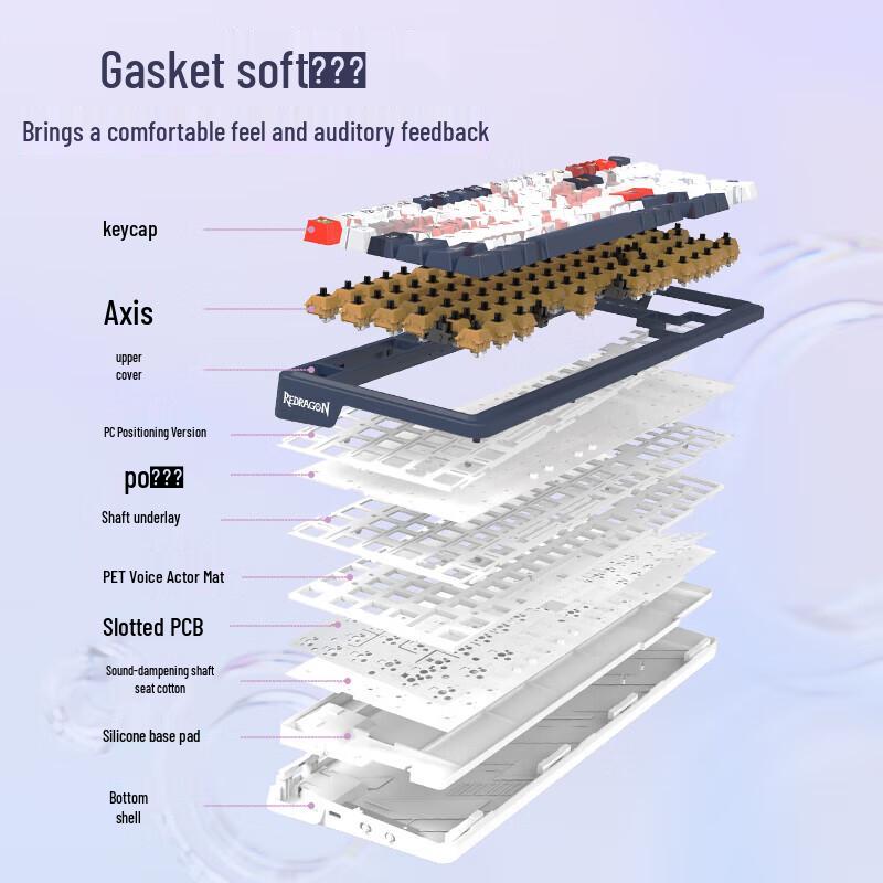 Redragon KS99 Tri-Mode Gasket Mechanical Keyboard
