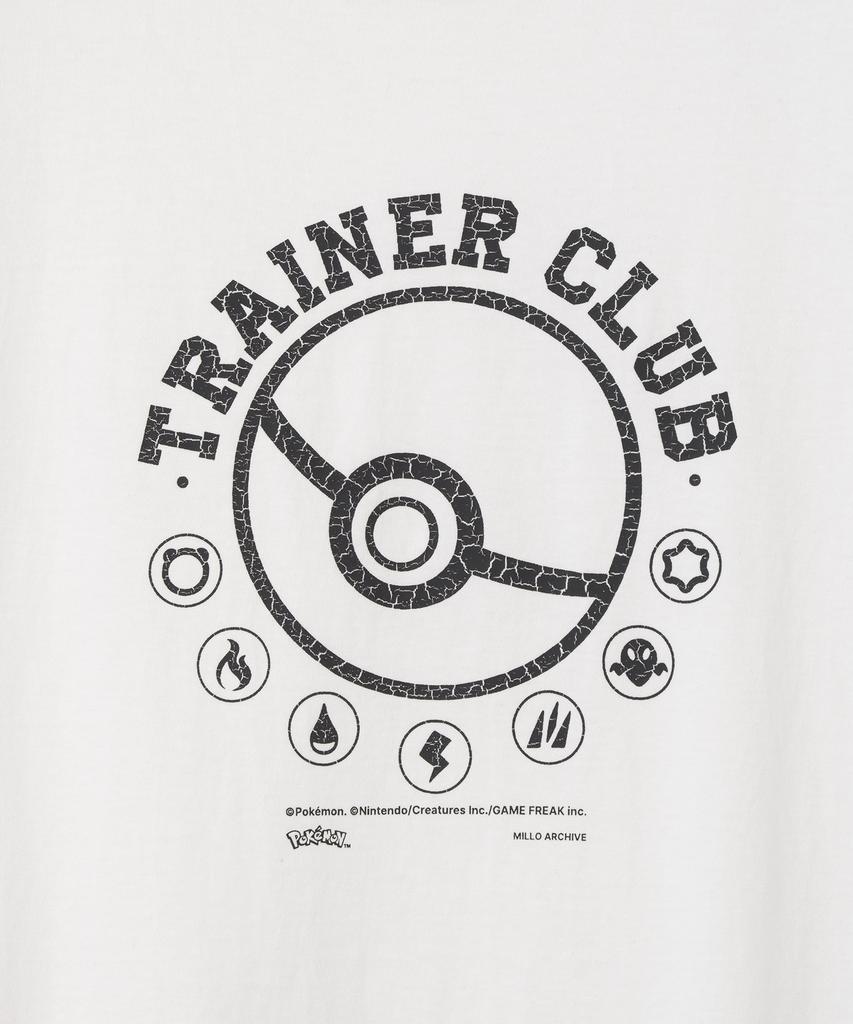 MILLO ARCHIVE [Pokémon] Trainer Club T-Shirt [White]