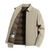 Executive Business Anti-wrinkle Down Jacket Men's Winter Lapel% White Duck Down Cold-resistant Loose Coat