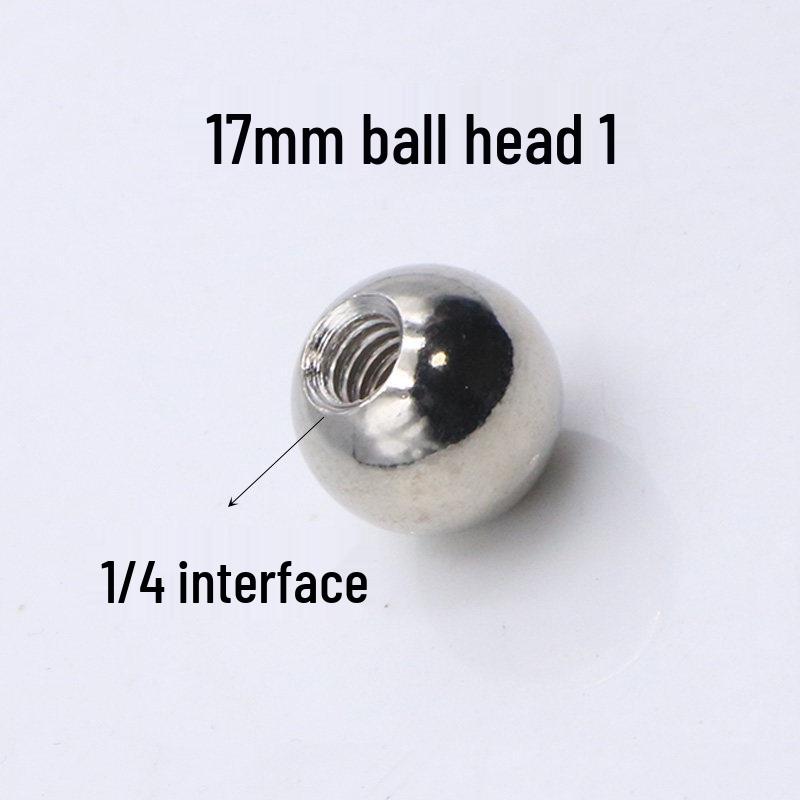 17mm Ball Head Seat Adapter with 1/4  Thread for Phone Mounts