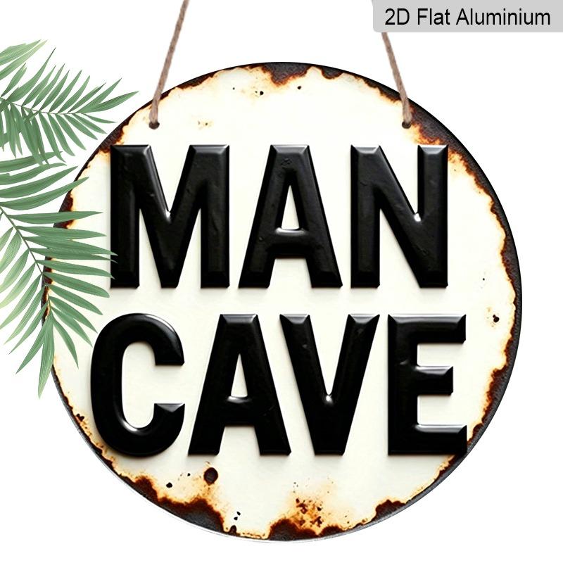 

2D Flat, Retro-style, High-end Round Aluminum Wall Coverings in Various Sizes, Suitable for Men s Spaces, Suitable for Various Indoor and Outdoor 20*20cm