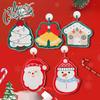Cute Christmas Cleaning Towel Coral Velvet Hand Towel Snowman Bathroom Hanging Absorbent Dishcloth Soft Cleaning Cloth Rag